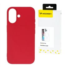 Silikonowe etui Wozinsky Silicone Case na Samsung Galaxy S24 FE - czerwone