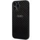 3. Etui Audi Carbon Fiber na iPhone 13 Pro Max - czarne