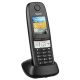 5. Telefon analogowy/DECT, Gigaset E630HX, słuchawka bezprzewodowa, zestaw głośnomówiący, 200 wpisów, ID dzwoniącego, szary