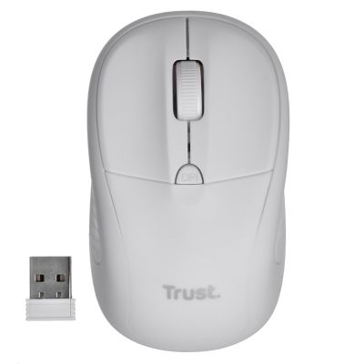 5. Mysz TRUST Primo Wireless Mouse matt white