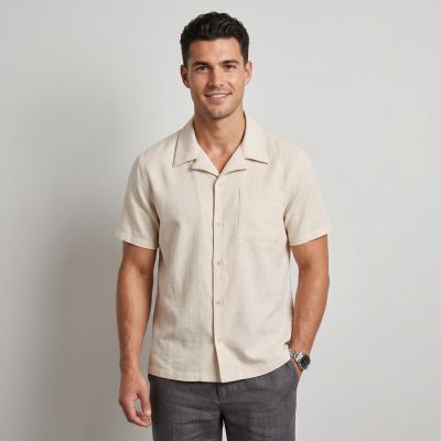2. Koszula plażowa BOSS Vida_Shirt AVORIO (50540154-131)