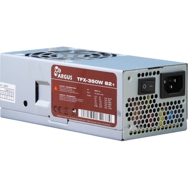 2. Inter-Tech TFX-350W moduł zasilaczy 20+4 pin ATX ATX Szary