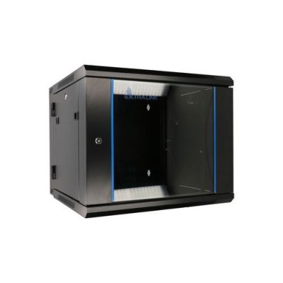 3. Extralink - szafka wisząca 19" 12U 600x600 AZH Czarna