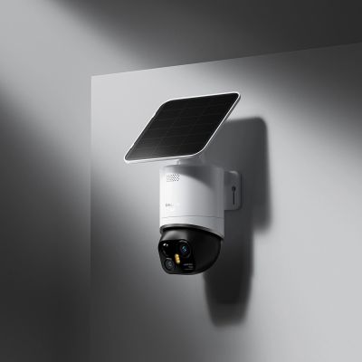 2. Kamera zewnętrzna Dreame Navo Elite 1 Outcam 360° z panelem solarnym - biała