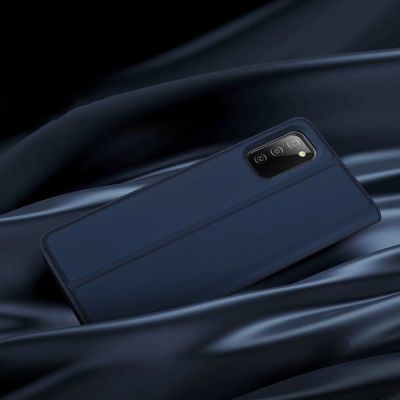 11. Dux Ducis Skin Pro kabura etui pokrowiec z klapką Samsung Galaxy A03s złoty