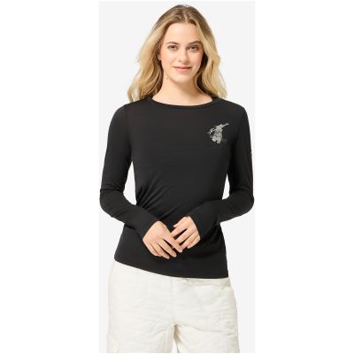 3. Longsleeve damski SUPER.NATURAL W LIL SKI BUNNY LS czarny
