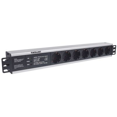 2. Listwa zasilajca rackowa 19" 1.5U IEC60884 Intellinet (3m)