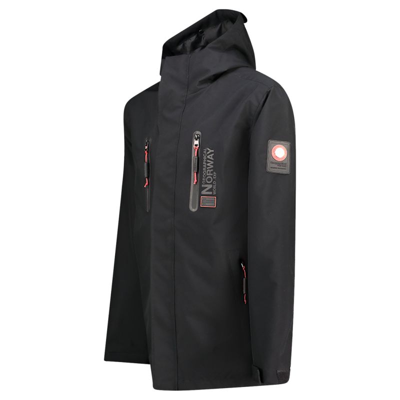 4. Kurtka przejściowa męska Geographical Norway AYOUBE BLACK DB MEN 009 (SZ2204H/GN-BLACK)