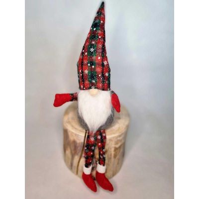 11. SKRZAT DEKORACYJNY 30+20CM KRATA ZIELONA CZERWONA