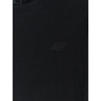 7. T-shirt regular gładki dziewczęcy 4F 4FJRMM00TTSHF3553-20S