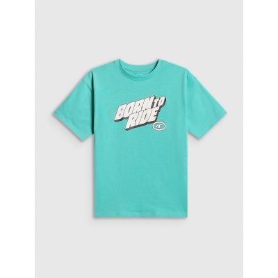 5. T-shirt bawełniany chłopięcy 4F 4FJRSS26TTSHM4174-047S