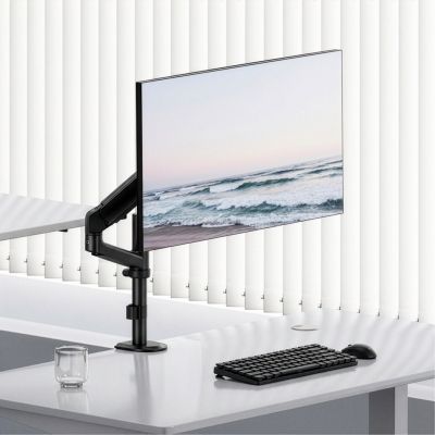 6. ERGO OFFICE UCHWYT / WIESZAK NA MONITOR, 17"-32", 1-10KG, CZARNY MAT, MAX. VESA 100X100 ER-691 B