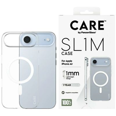 Etui CARE by PanzerGlass SL1M MagSafe na iPhone Air - przezroczyste