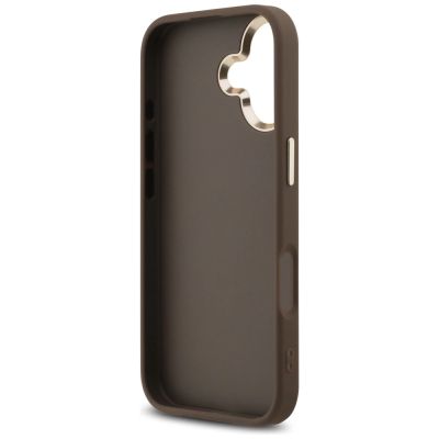 7. Etui Guess 4G Big 4G Classic Logo na iPhone 17 - brązowo-złote