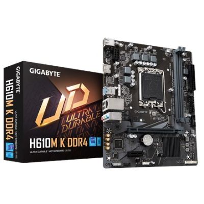 7. Gigabyte H610M K DDR4 1.0 płyta główna Intel H610 Express LGA 1700 micro ATX