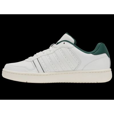 5. Sneakersy K-swiss COURT PALISADES BRIGHT WHITE/POSY GREEN/SNOW WHITE-M (06931-146-M)