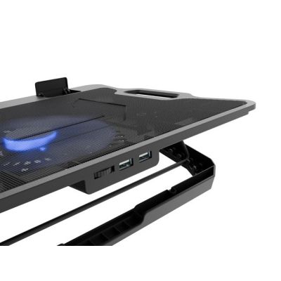 12. NATEC PODSTAWKA CHŁODZĄCA DIPPER 2 12.1-17.3'' Z WENTYLATOREM, PODŚWIETLENIE, USB