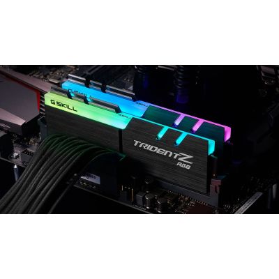 3. Zestaw pamięci G.SKILL TridentZ RGB F4-3600C16D-16GTZRC (DDR4 DIMM; 2 x 8 GB; 3600 MHz; CL16)