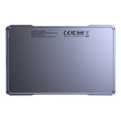 4. Unitek obudowa 2x M.2 20 Gb/s  RAID0, RAID1 + klonowanie