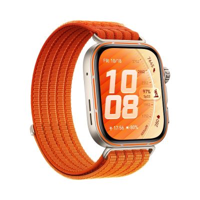 3. Huawei WATCH Fit 5 Pro 4,88 cm (1.92") AMOLED 44.5 mm Cyfrowy 480 x 408 px Ekran dotykowy Złoto GPS