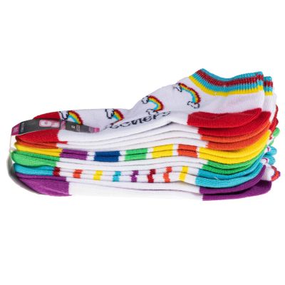 5. Skechers 6pk Girls No Terry S115376-MULT wielokolorowe 31-34