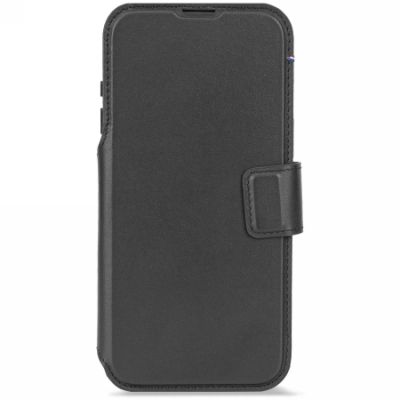 2. Etui Decoded Leather Detachable Wallet MagSafe na iPhone 17 Pro - czarne