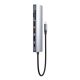 6. Manhattan 153966 stacja dokująca Przewodowa USB 3.2 Gen 2 (3.1 Gen 2) Type-C Srebrny
