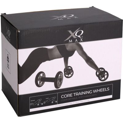 3. TRENAŻER KOŁA DO ĆWICZEŃ CORE TRENING  WHEELS CZARNE 2 SZT