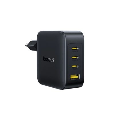 Ładowarka sieciowa Baseus EnerFill FH11 GaN 140W 3xUSB-C + 1xUSB-A - czarna