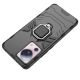 9. Ring Armor etui do Xiaomi 13 Lite pancerny pokrowiec uchwyt magnetyczny ring czarne