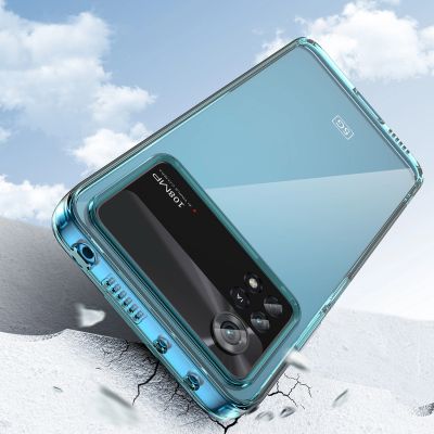 8. Outer Space Case etui Xiaomi Poco X4 Pro 5G pokrowiec z elastyczną ramką czarne
