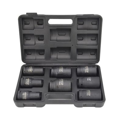 2. AWTOOLS ZESTAW NASADEK UDAROWYCH 3/4"  8cz./17-38mm/ DŁUGIE BLACK LINE