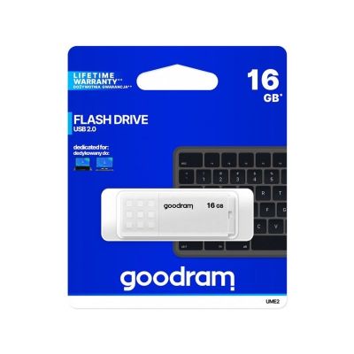 5. Pendrive GoodRam UME2 UME2-0160W0R11 (16GB; USB 2.0; kolor biały)