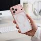 9. Etui Tech-Protect MagPeak MagSafe CC na iPhone 18 Pro Max / 17 Pro Max - różowe matowe