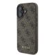 2. Etui Guess 4G Classic na iPhone 16 - brązowe