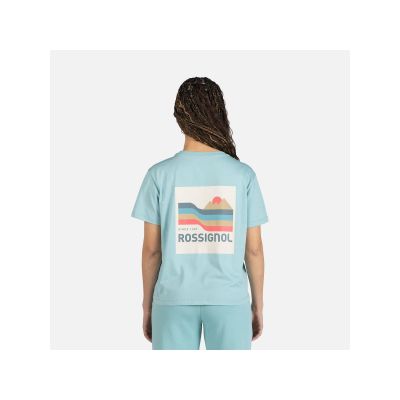 3. Koszulka damska ROSSIGNOL W Waterfall Tee niebieski