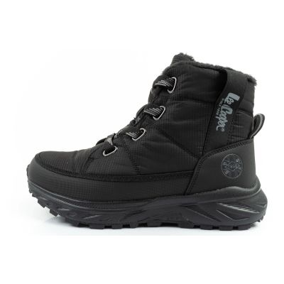 2. Lee Cooper buty sportowe damskie zimowe trekkingowe ocieplane czarne