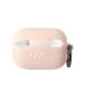 2. Etui Karl Lagerfeld Silicone Karl Head 3D na AirPods Pro 2 - różowe
