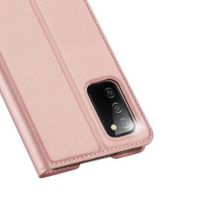 4. Dux Ducis Skin Pro kabura etui pokrowiec z klapką Samsung Galaxy A03s różowy