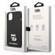 8. Etui Karl Lagerfeld Silicone Choupette Body na iPhone 14 Plus - czarne