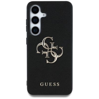 3. Etui Guess Grained Big 4G Logo Small Classic Logo do Samsung Galaxy S25 Plus czarny