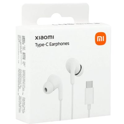 7. Słuchawki przewodowe Xiaomi BHR8931GL dokanałowe USB-C z pilotem - białe