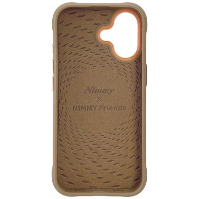 4. Etui Nimmy Cool&Cute 2.0 Bear na iPhone 17 - beżowe