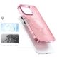8. Etui Glitter Case MagSafe na iPhone 16 Pro - różowe z brokatem
