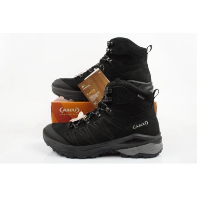 10. Aku Adapta Gore-tex buty sportowe trekkingowe męskie skórzane czarne