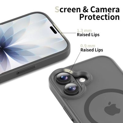 5. Etui Tech-Protect MagMat MagSafe na iPhone 17 - szare