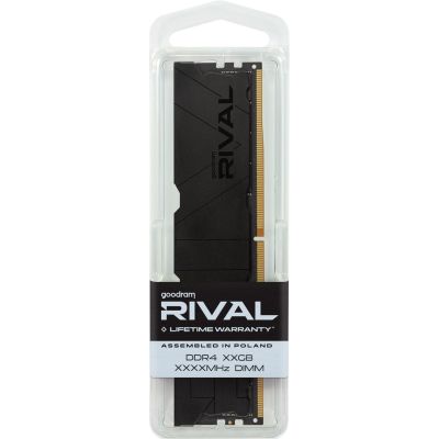 8. DDR4 2x16GB KIT UDIMM goodram RIVAL Deep Black