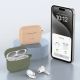 4. Etui Tech-Protect Silicone Hook na Apple AirPods Pro 1 / 2 - beżowe
