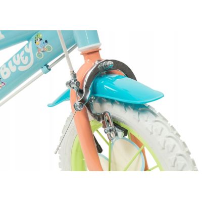 22. Rower dziecięcy TOIMSA Bluey 12"  Błękitno-limonkowy