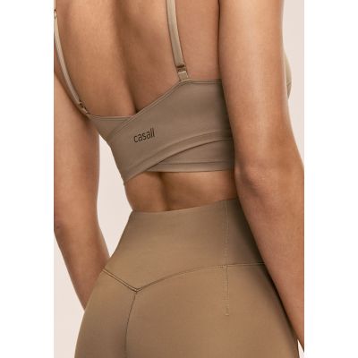 2. Top damski CASALL Cross Overlap Sports Top kolor zielony